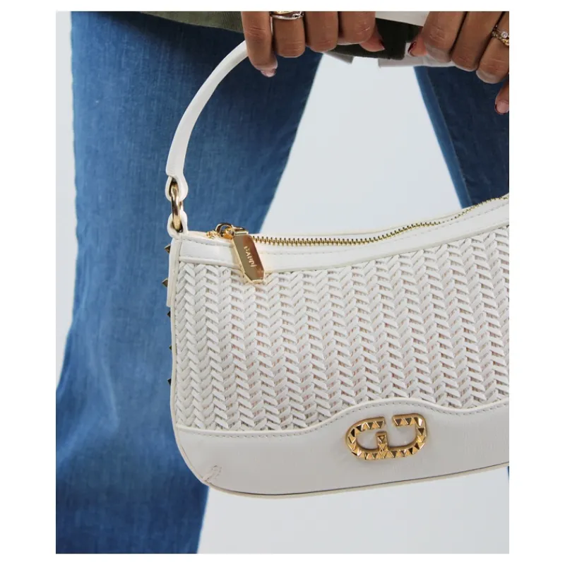 POCHETTE INTRECCIATA CON BORCHIE GUADI'- Accessori