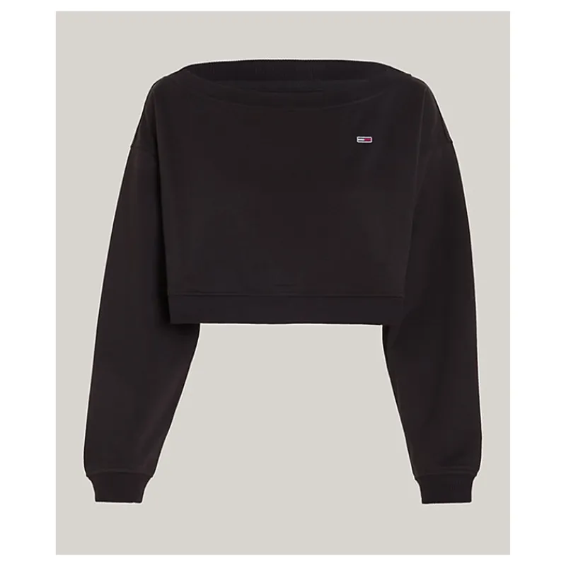 pullover_crop_con_scollo__4.webp PULLOVER CROP CON SCOLLO A BARCA TOMMY JEANS- Maglieria