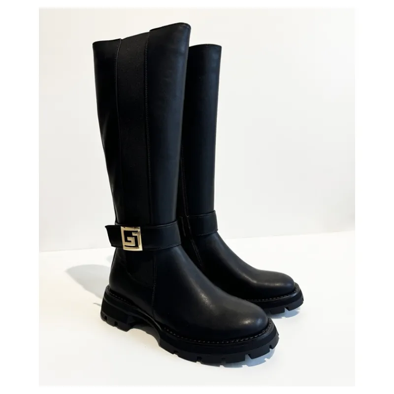 STIVALETTI IN PELLE CON ELASTICO GAUDI'- Accessori