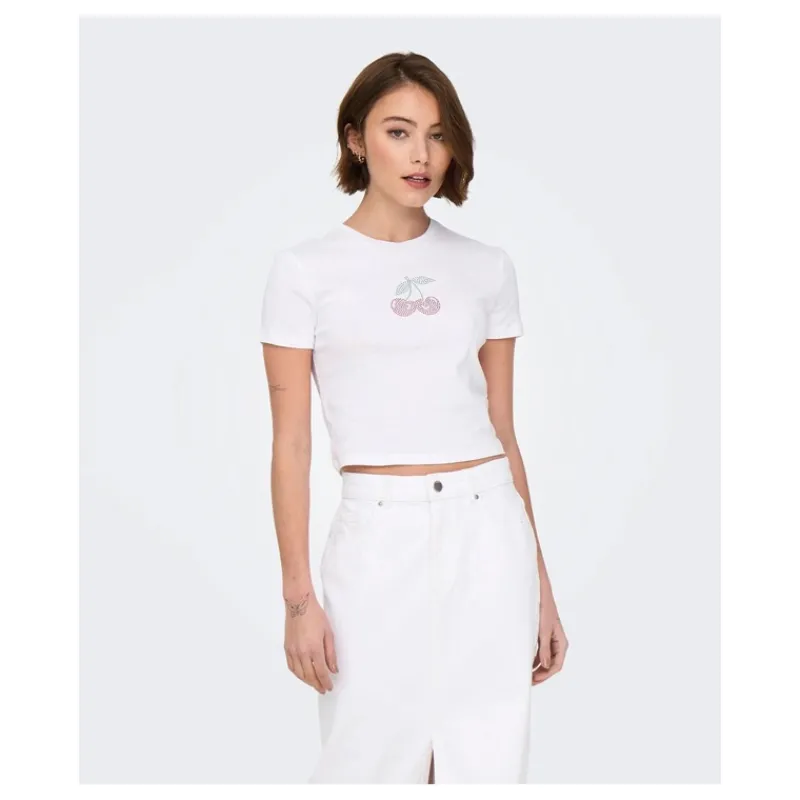 TOP CON STRASS ONLY- T-shirt & Top