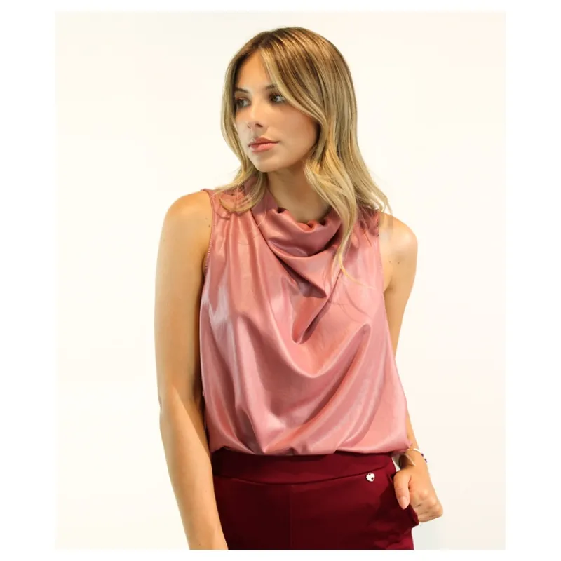 TOP SCOLLO GRONDA HOZONE- T-shirt & Top