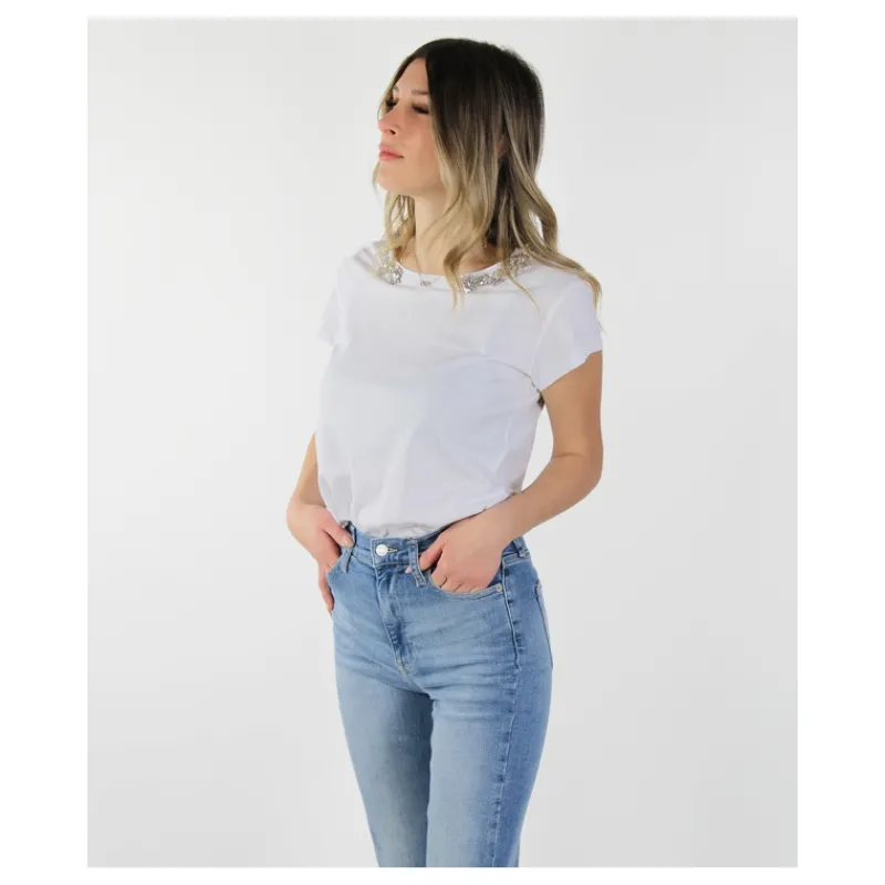 T-SHIRT COLLANA GIOIELLI HOZONE- T-shirt & Top