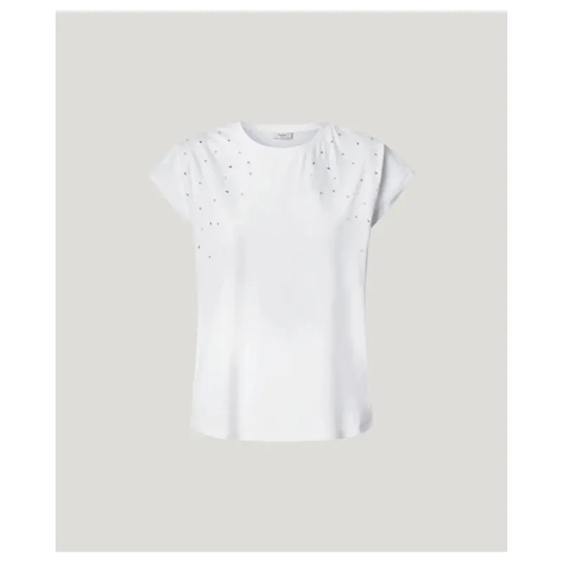 T-SHIRT CON DETTAGLI DI STRASS PEPE JEANS- T-shirt & Top