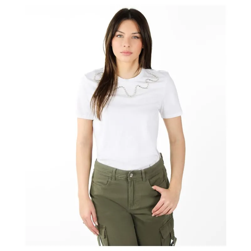T-SHIRT CON DIAMANTINI ONLY- T-shirt & Top