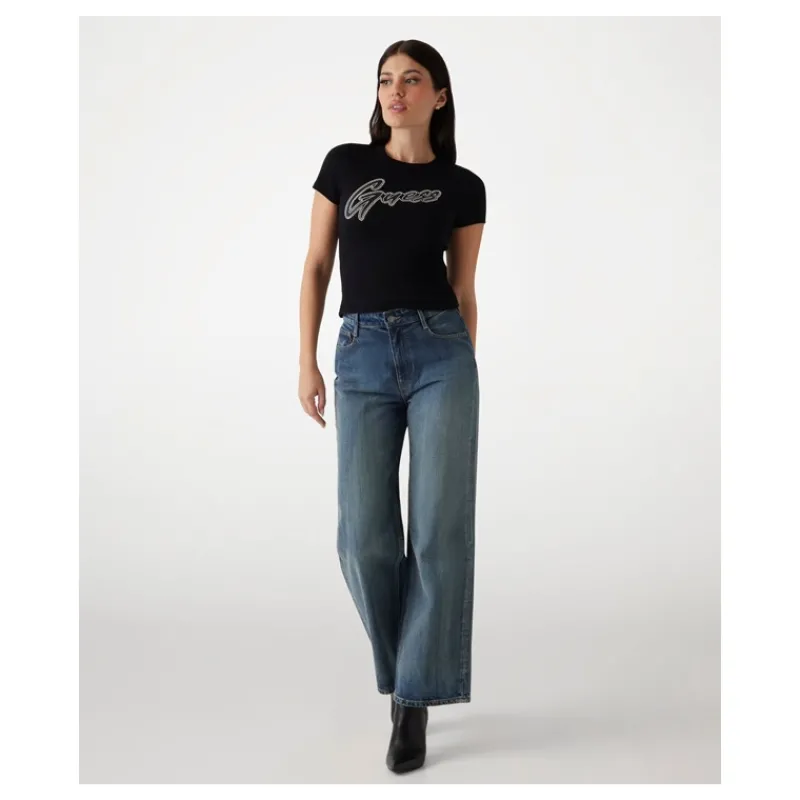 tshirt_con_logo_con_borch_7.webp T-SHIRT CON LOGO CON BORCHIE GUESS- T-shirt & Top