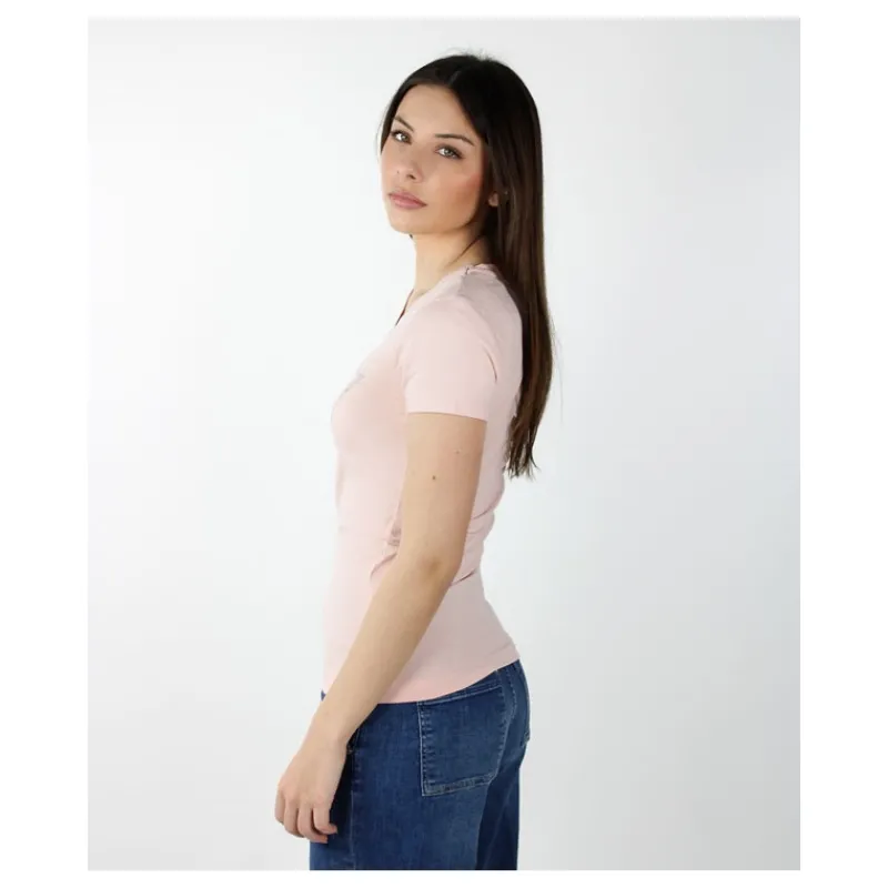 tshirt_con_logo_triangolo_5.webp T-SHIRT CON LOGO TRIANGOLO E STRASS GUESS- T-shirt & Top