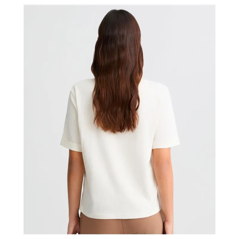 T-SHIRT CON SCOLLO A V E  STRASS LIU°JO- T-shirt & Top