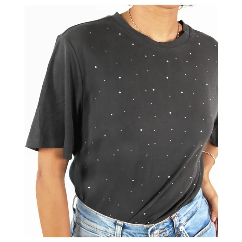 T-SHIRT CON SWAROVSKY ONLY- T-shirt & Top