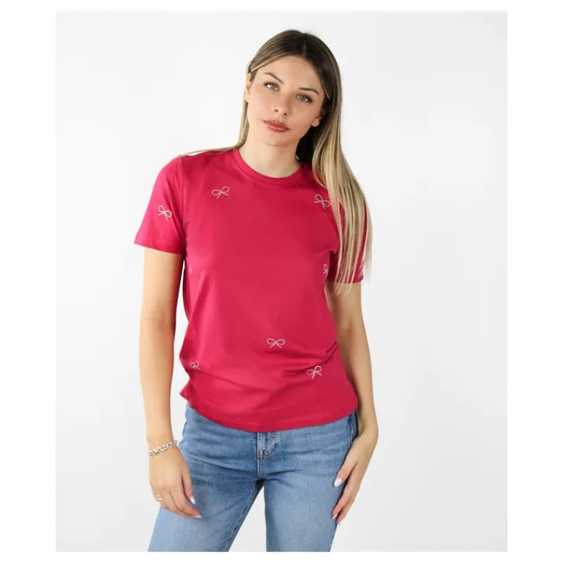 T-SHIRT DISEGNI STRASS ONLY- T-shirt & Top