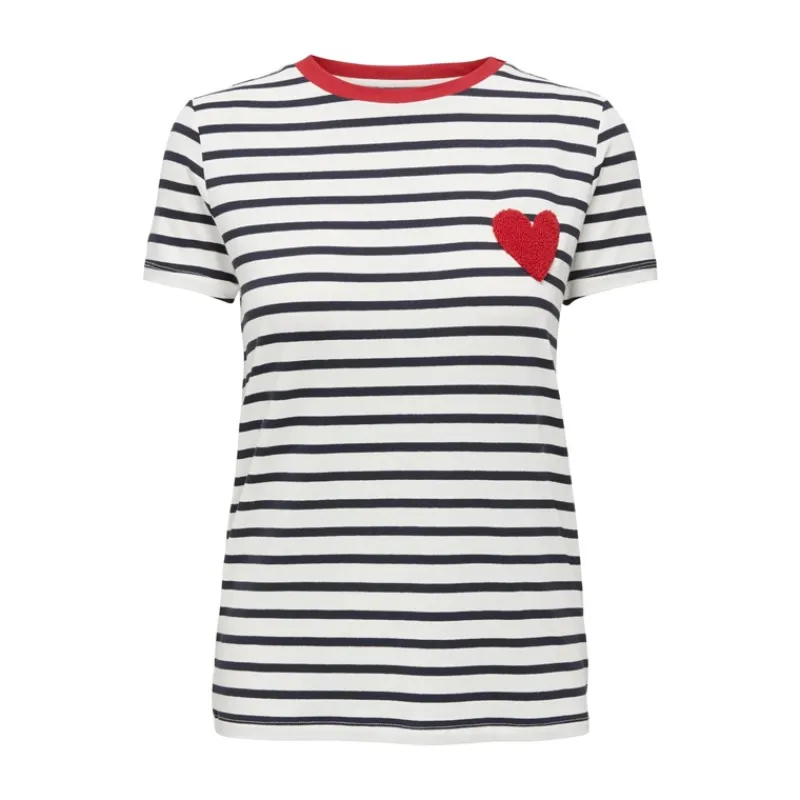 T-SHIRT FANTASIA A RIGHE ONLY- T-shirt & Top
