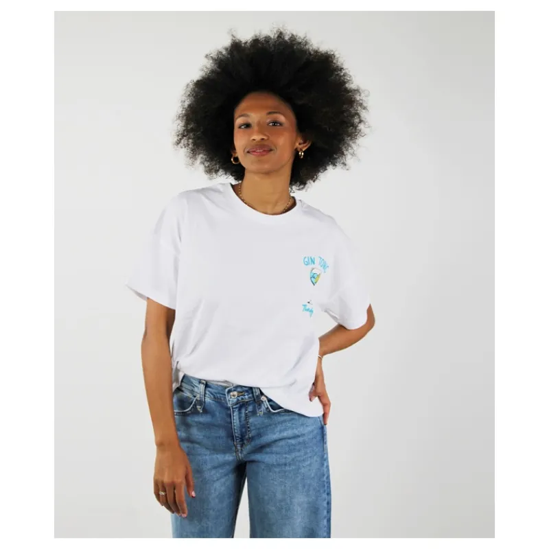T-SHIRT 'GIN TONIC THERAPY' SUPERCULTURE- T-shirt & Top