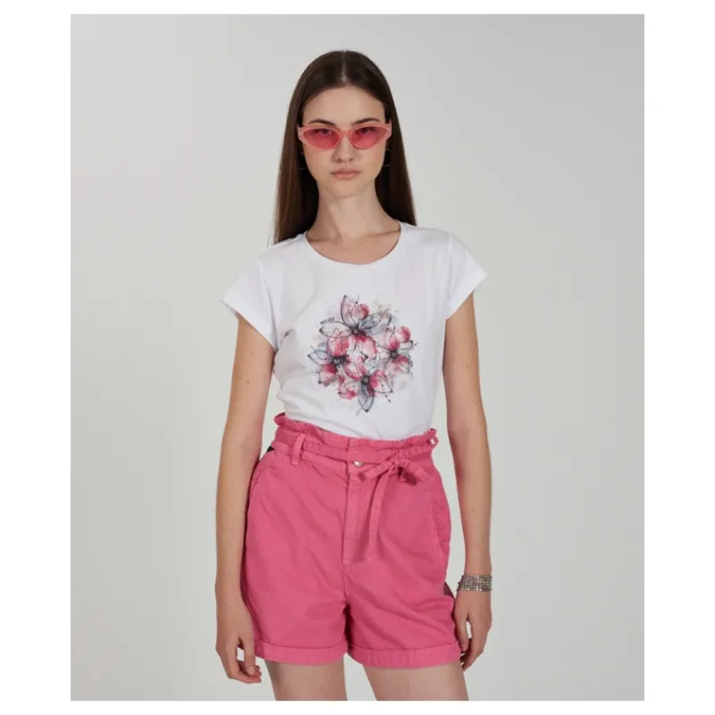 T-SHIRT GIROCOLLO YES°ZEE- T-shirt & Top