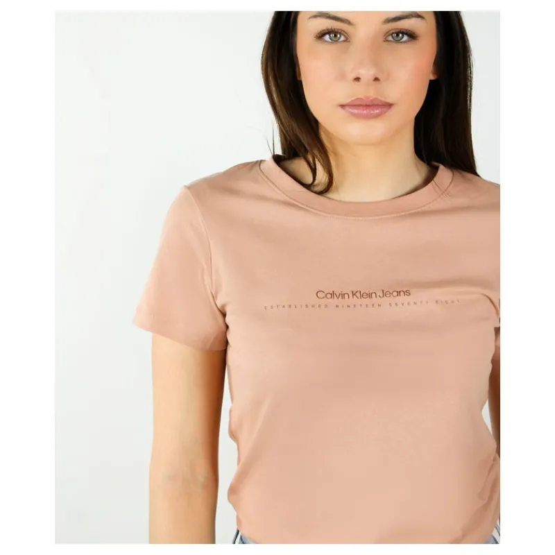 T-SHIRT IN COTONE CALVIN KLEIN JEANS- T-shirt & Top
