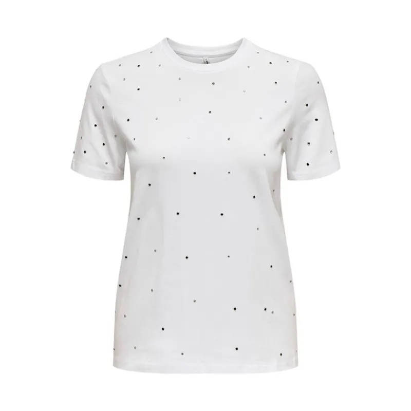 tshirt_in_cotone_con_stra_4.webp T-SHIRT IN COTONE CON STRASS ONLY- T-shirt & Top