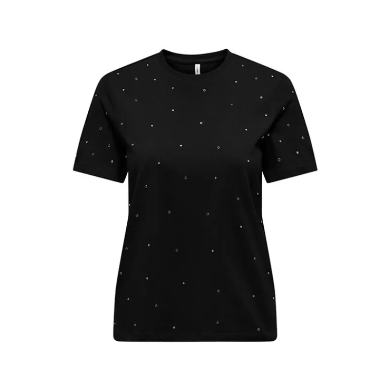 tshirt_in_cotone_con_stra_5.webp T-SHIRT IN COTONE CON STRASS ONLY- T-shirt & Top