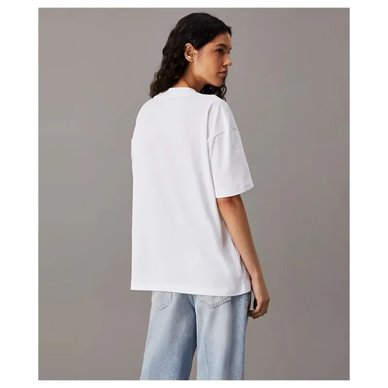 T-SHIRT JERSEY CON MONOGRAMMA CALVIN KLEIN JEANS- T-shirt & Top