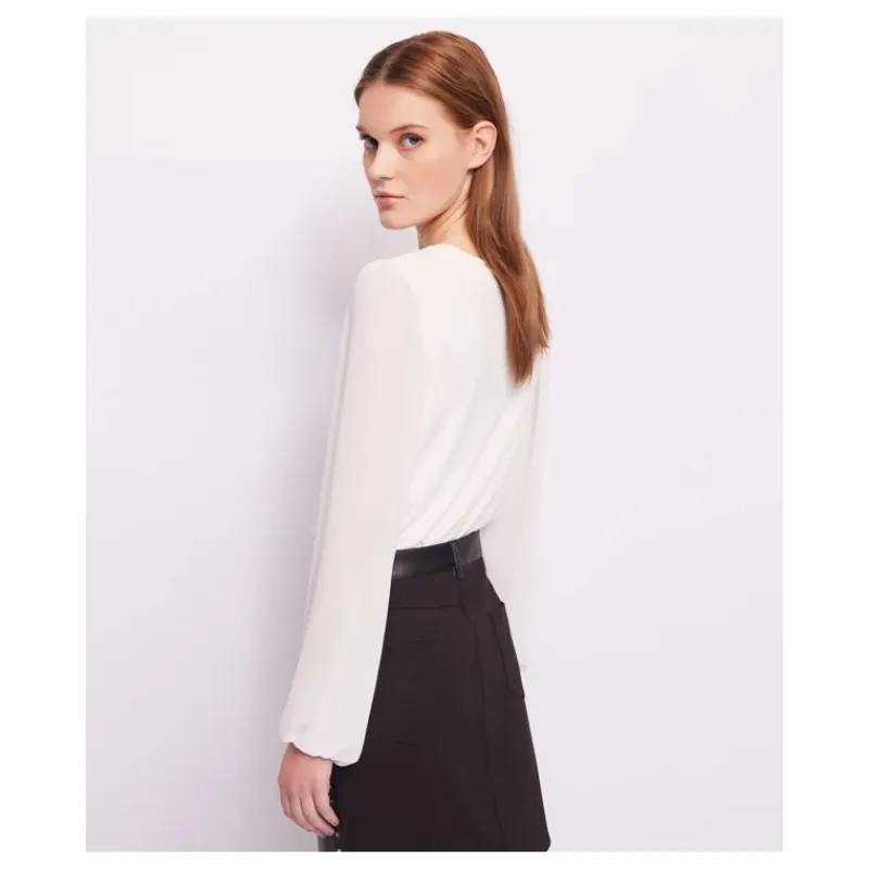T-SHIRT MANICHE IN GEORGETTE GAUDì- T-shirt & Top