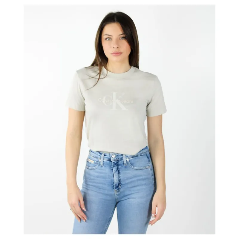 T-SHIRT MONOLOGO CALVIN KLEIN JEANS- T-shirt & Top