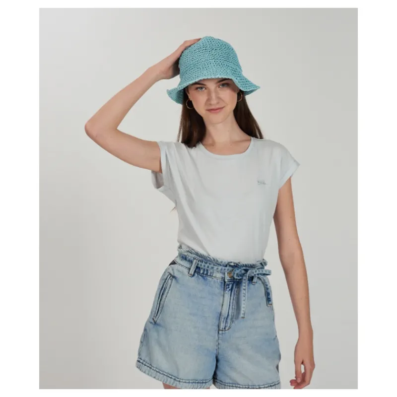 T-SHIRT MORBIDA A GIROCOLLO YES°ZEE- T-shirt & Top