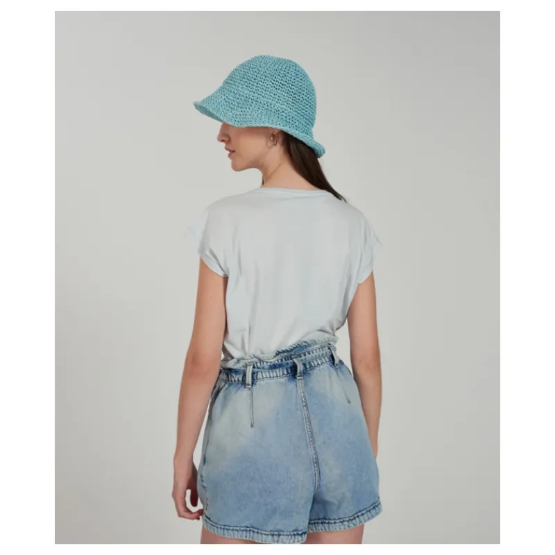 T-SHIRT MORBIDA A GIROCOLLO YES°ZEE- T-shirt & Top