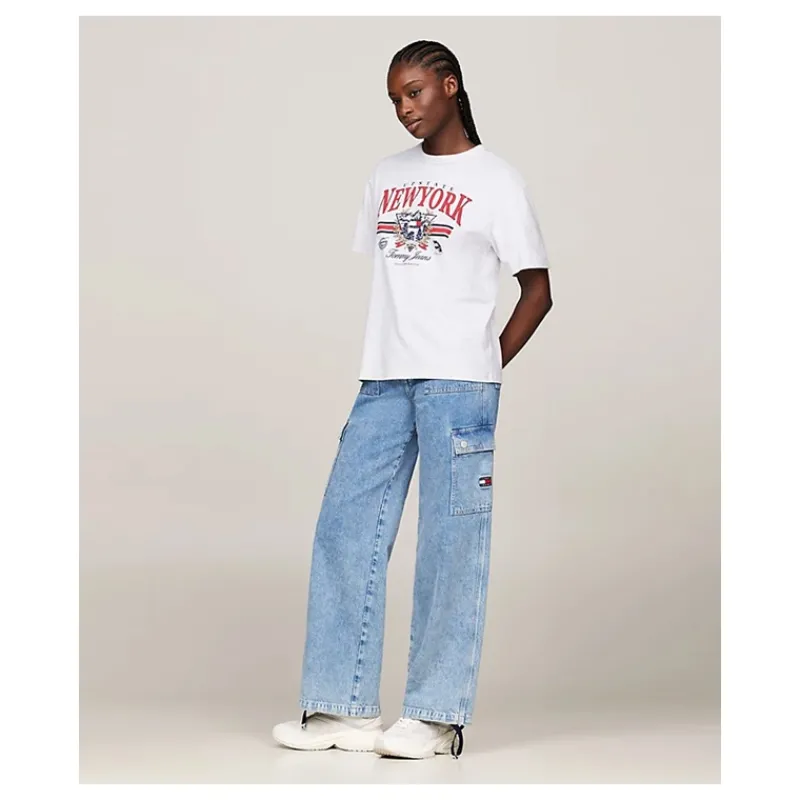 T-SHIRT PREP EXPLORER RELAXED FIT TOMMY JEANS- T-shirt & Top