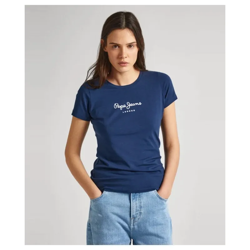 T-SHIRT SLIM FIT LOGO STAMPATO PEPE JEANS- T-shirt & Top