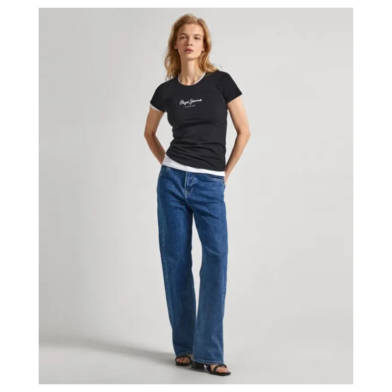 tshirt_slim_fit_logo_stam_13.webp T-SHIRT SLIM FIT LOGO STAMPATO PEPE JEANS- T-shirt & Top
