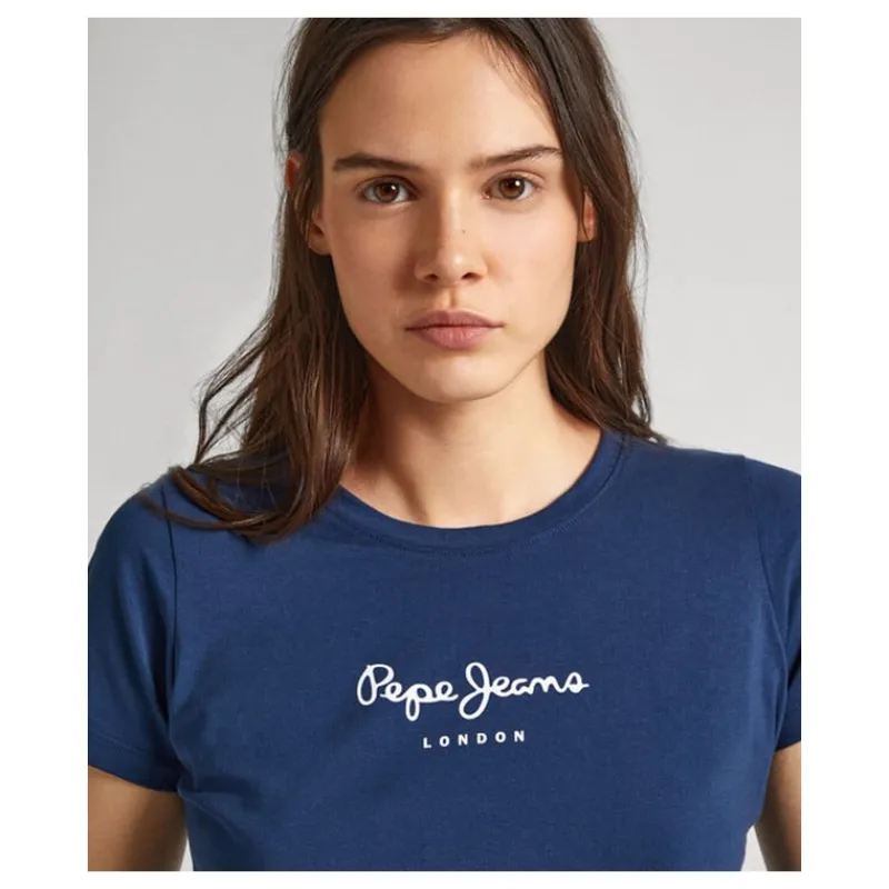 tshirt_slim_fit_logo_stam_2.webp T-SHIRT SLIM FIT LOGO STAMPATO PEPE JEANS- T-shirt & Top