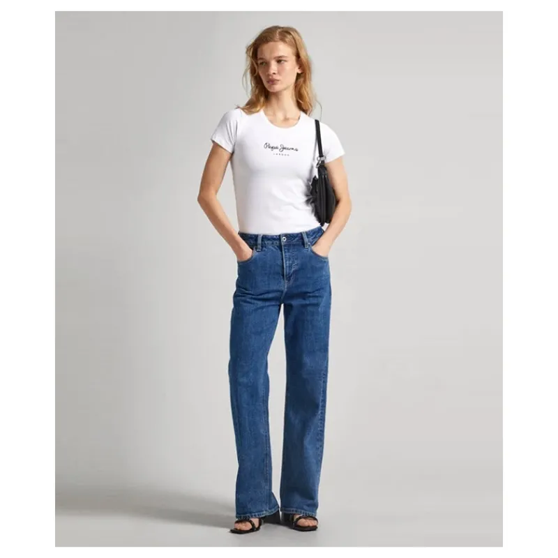tshirt_slim_fit_logo_stam_6.webp T-SHIRT SLIM FIT LOGO STAMPATO PEPE JEANS- T-shirt & Top
