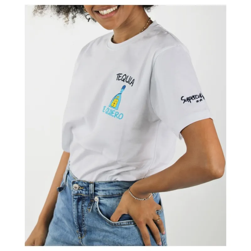 T-SHIRT UNISEX 'TEQUILA' SUPERCULTURE- T-shirt & Top