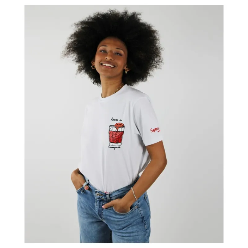 T-SHIRT UNISEX 'TIRARE A CAMPARE' SUPERCULTURE- T-shirt & Top